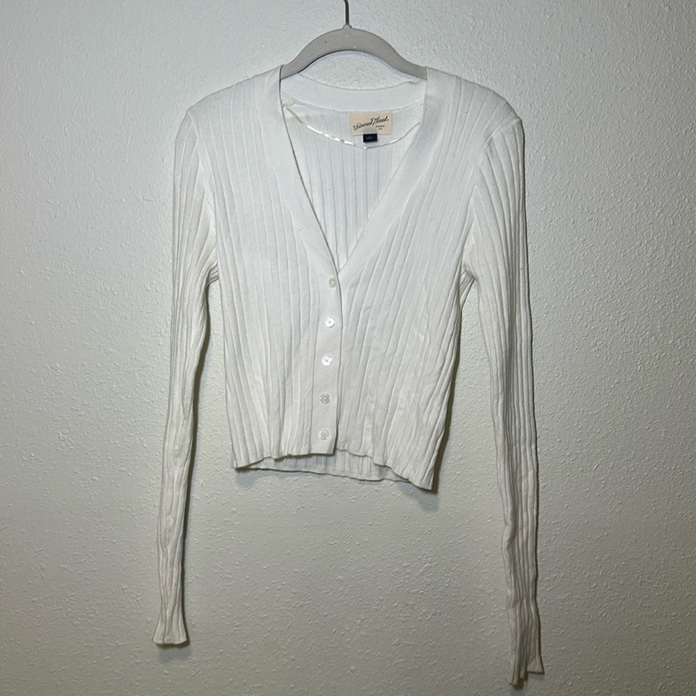 White button up top